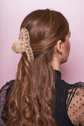 Cleste Cu Blanita Aplicatii Pietre Auriu